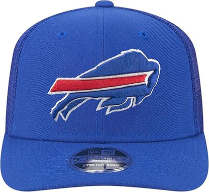 New Era 9SEVENTY 2025 NFL Team Collection Adjustable Stretch-Snap Hat (CA/US, Alpha, One Size, Buffalo Bills, Blue)