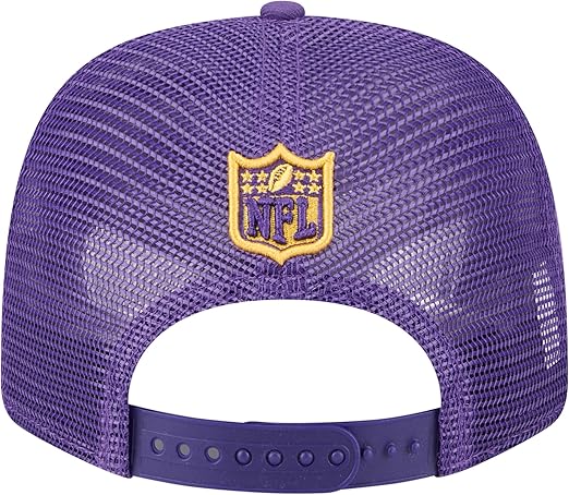 New Era 9SEVENTY 2025 NFL Team Collection Adjustable Stretch-Snap Hat (CA/US, Alpha, One Size, Minnesota Vikings, Purple)