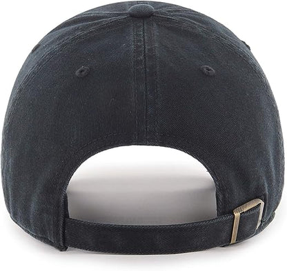 47 Men's Winnipeg Jets Black on Black Clean Up Adjustable Hat - One Size