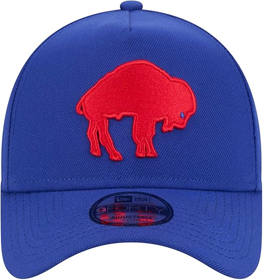 New Era NFL Buffalo Bills 9FORTY A-Frame Adjustable Hat - Royal Blue