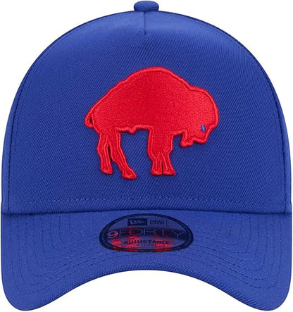 New Era NFL Buffalo Bills 9FORTY A-Frame Adjustable Hat - Royal Blue