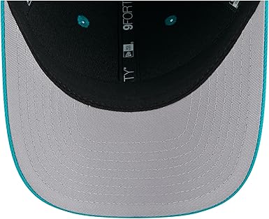 New Era 9FORTY 2025 NFL Team Collection M-Crown Adjustable Snapback Hat (CA/US, Alpha, One Size, Miami Dolphins, Aqua)