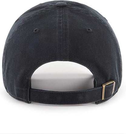 47 Men's Toronto Maple Leafs Black/White Clean Up Adjustable Hat - One Size