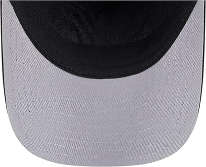 New Era 9FORTY NFL 2025 Team Collection M-Crown A-Frame Adjustable Snapback Hat - Black/White (CA/US, Alpha, One Size, Black, Kansas City Chiefs)