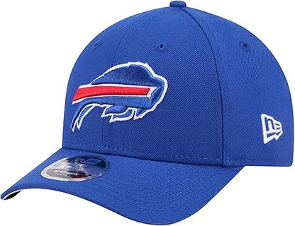 New Era 9FORTY 2025 NFL Team Collection M-Crown Adjustable Snapback Hat (CA/US, Alpha, One Size, Buffalo Bills, Royal Blue)