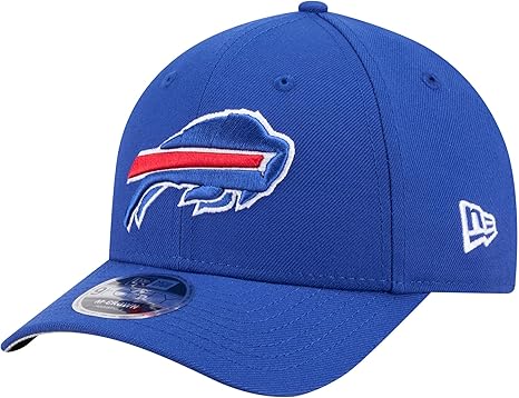 New Era 9FORTY 2025 NFL Team Collection M-Crown Adjustable Snapback Hat (CA/US, Alpha, One Size, Buffalo Bills, Royal Blue)