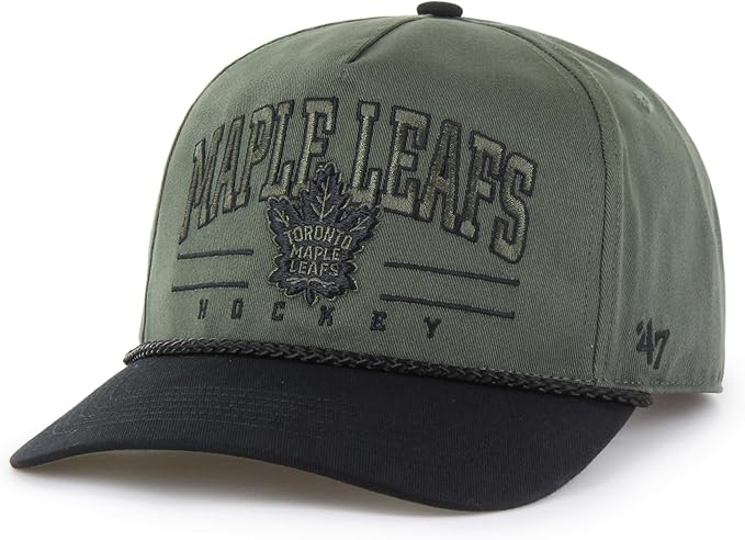 47 NHL Toronto Roscoe Rope Option TT Hitch Snapback Hat - Green/Black