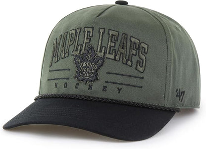 47 NHL Toronto Roscoe Rope Option TT Hitch Snapback Hat - Green/Black