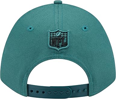 New Era 9FORTY 2025 NFL Team Collection M-Crown Adjustable Snapback Hat (CA/US, Alpha, One Size, Philadelphia Eagles, Forest Green)