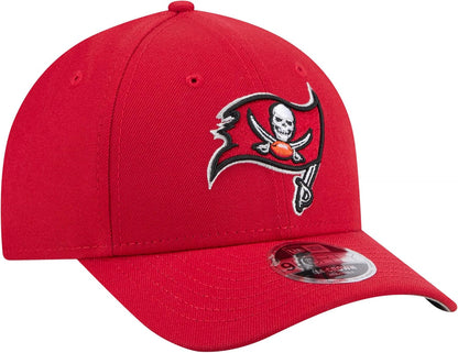 New Era Men's Red Tampa Bay Buccaneers Team Collection 9FORTY M-Crown Adjustable Hat