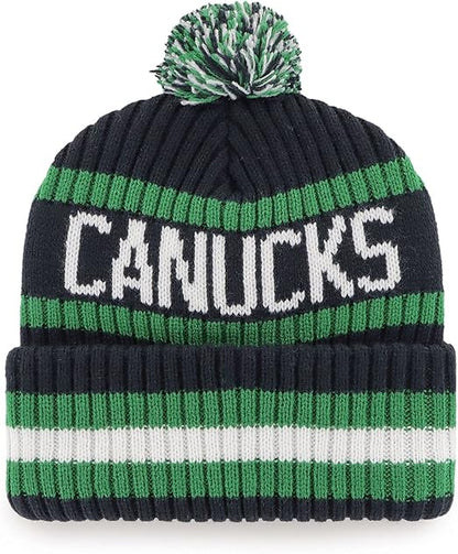 Vancouver Canucks NHL '47 Bering Cuff Pom Knit Hat - One Size