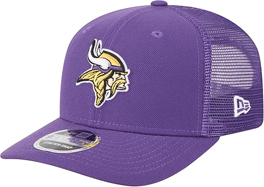New Era 9SEVENTY 2025 NFL Team Collection Adjustable Stretch-Snap Hat (CA/US, Alpha, One Size, Minnesota Vikings, Purple)