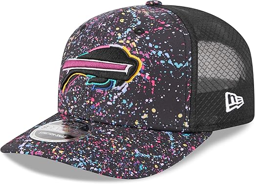 New Era Men's Black Buffalo Bills 2025 NFL Crucial Catch 9SEVENTY Adjustable Hat