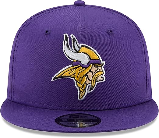 New Era Minnesota Vikings Hat NFL Purple 9FIFTY Snapback Adjustable Cap Adult One Size