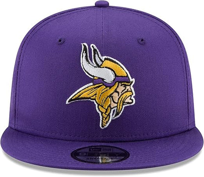 New Era Minnesota Vikings Hat NFL Purple 9FIFTY Snapback Adjustable Cap Adult One Size