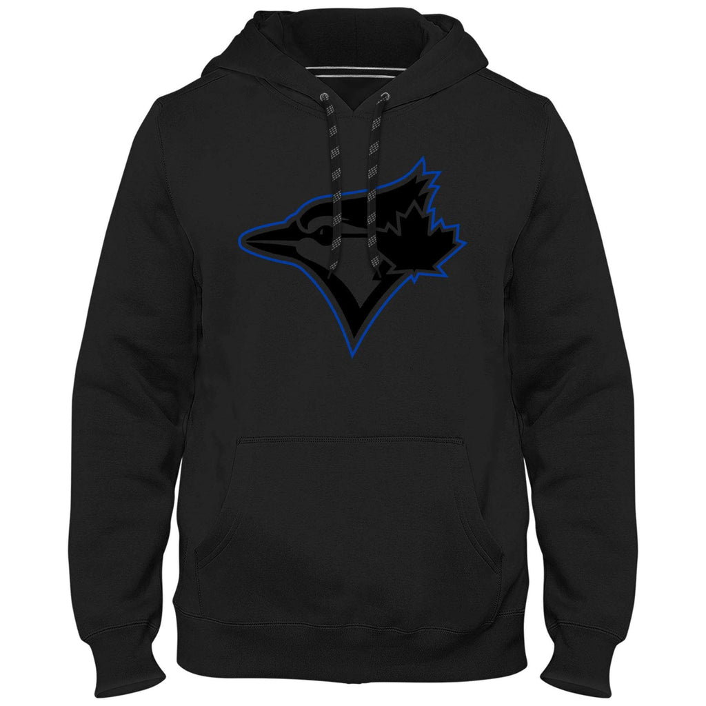 Toronto Blue Jays MLB Back in Black Express Twill Logo Hoodie