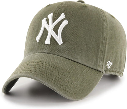 47 Clean Up MLB New York Yankees Adjustable Cap - Sandalwood
