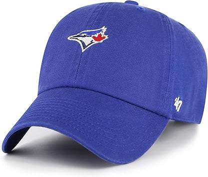 47 Clean Up MLB Toronto Blue Jays Base Runner Ballpark Embroidered Team Logo Baseball Hat - Royal