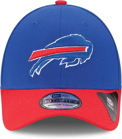New Era NFL Team Classic 39THIRTY Stretch Flex Fit Hat Cap, Buffalo Bills Alternate, Medium-Large