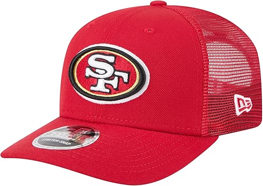 New Era 9SEVENTY 2025 NFL Team Collection Adjustable Stretch-Snap Hat (CA/US, Alpha, One Size, San Francisco 49ers, Scarlet)
