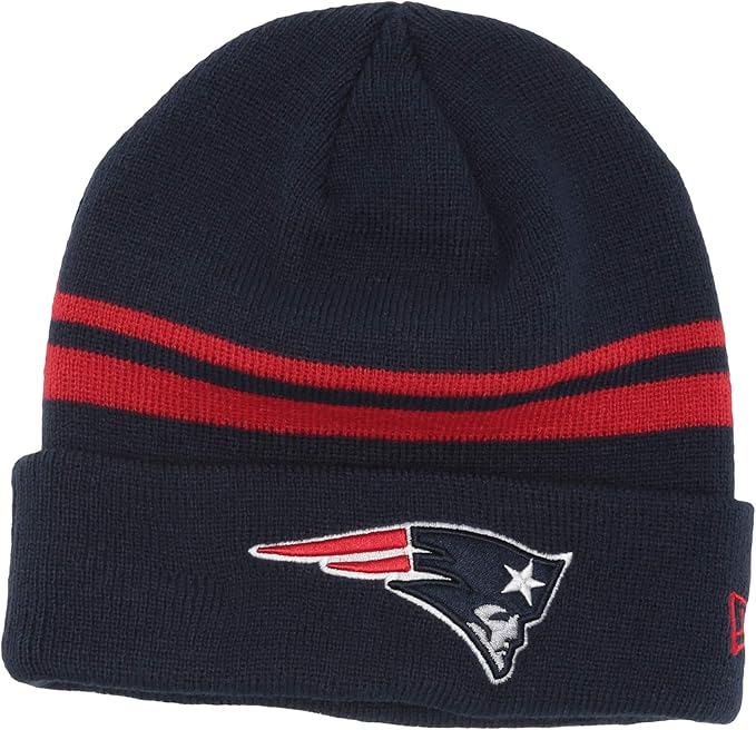 NFL New England Patriots Cuff Knit Beanie, One Size, Blue