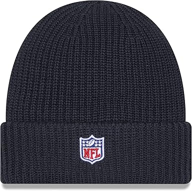New Era Charcoal 2025 Sideline Cold Weather Cuffed Knit Hat (CA/US, Alpha, One Size, Detroit Lions)