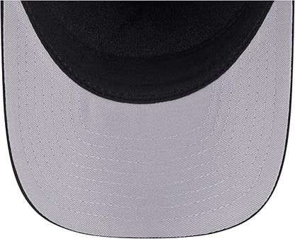 New Era 9FORTY NFL 2025 Team Collection M-Crown A-Frame Adjustable Snapback Hat - Black/White (CA/US, Alpha, One Size, Black, Pittsburgh Steelers)