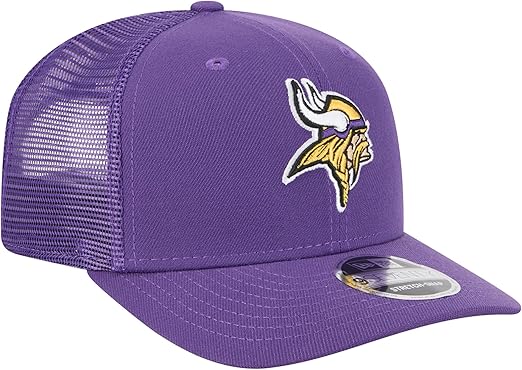New Era 9SEVENTY 2025 NFL Team Collection Adjustable Stretch-Snap Hat (CA/US, Alpha, One Size, Minnesota Vikings, Purple)