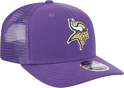 New Era 9SEVENTY 2025 NFL Team Collection Adjustable Stretch-Snap Hat (CA/US, Alpha, One Size, Minnesota Vikings, Purple)