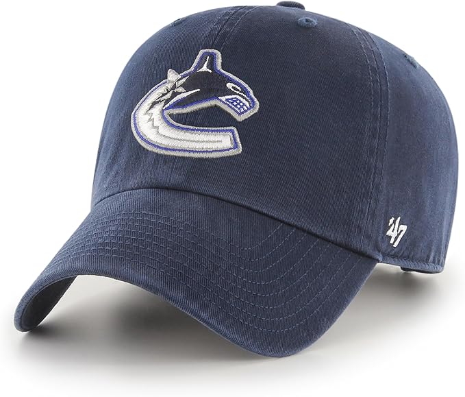 47 NHL Vancouver Clean Up Adjustable Hat - Navy