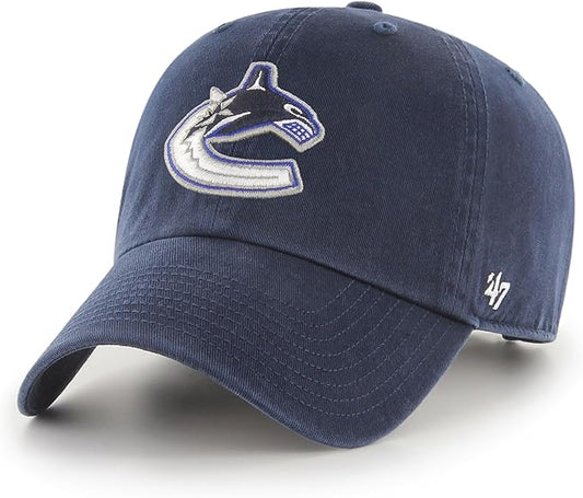 47 NHL Vancouver Clean Up Adjustable Hat - Navy
