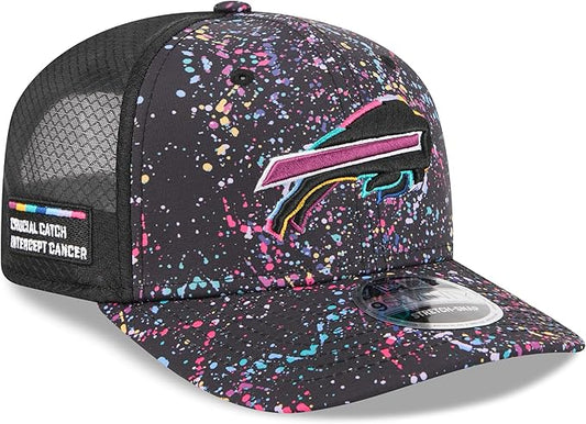 New Era Men's Black Buffalo Bills 2025 NFL Crucial Catch 9SEVENTY Adjustable Hat