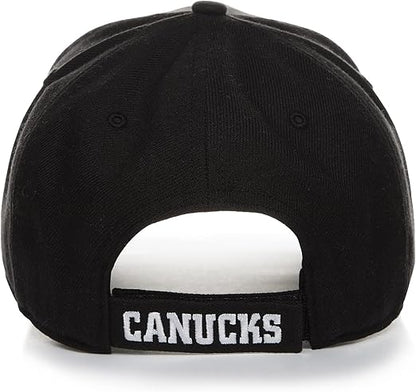 47 Men's Vancouver Hockey Vintage Skate Logo Black/White MVP Adjustable Hat - One Size
