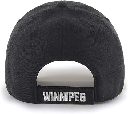 47 NHL Winnipeg MVP Adjustable Hat - Black/White