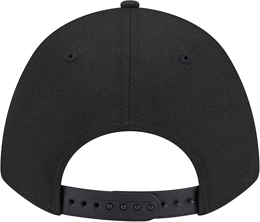 New Era 9FORTY NFL 2025 Team Collection M-Crown A-Frame Adjustable Snapback Hat - Black/White (CA/US, Alpha, One Size, Black, Kansas City Chiefs)