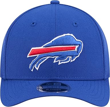 New Era 9FORTY 2025 NFL Team Collection M-Crown Adjustable Snapback Hat (CA/US, Alpha, One Size, Buffalo Bills, Royal Blue)