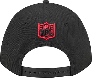 New Era 9FORTY 2025 NFL Team Collection M-Crown Adjustable Snapback Hat (CA/US, Alpha, One Size, Kansas City Chiefs, Black/White/Red)