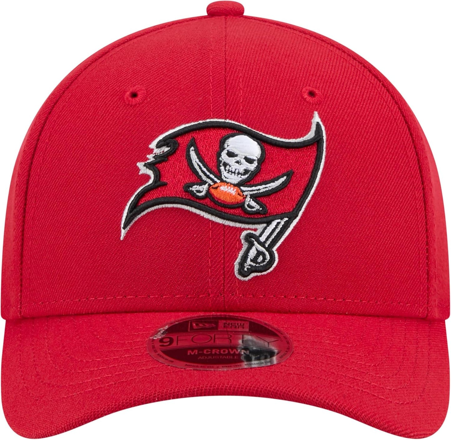 New Era Men's Red Tampa Bay Buccaneers Team Collection 9FORTY M-Crown Adjustable Hat