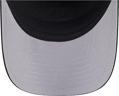 New Era 9FORTY NFL 2025 Team Collection M-Crown A-Frame Adjustable Snapback Hat - Black/White (CA/US, Alpha, One Size, Black, New Orleans Saints)