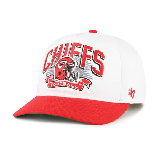 47 NFL Kansas City Prime Play Hitch RF Adjustable Snapback Hat - White