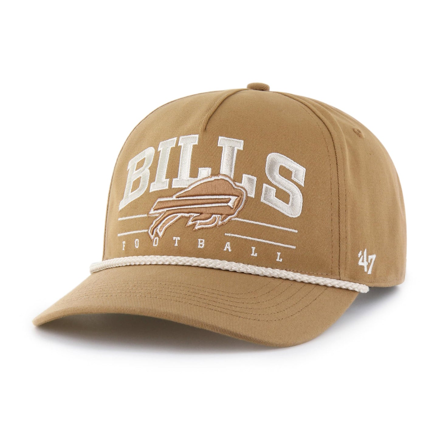 47 Hitch NFL Buffalo Bills Roscoe Rope Snapback Hat - Brown