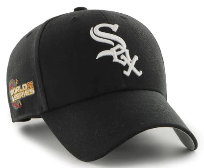 47 Men's Compatible with White Sox Cooperstown World Series Sure Shot MVP Adjustable Hat - One Size