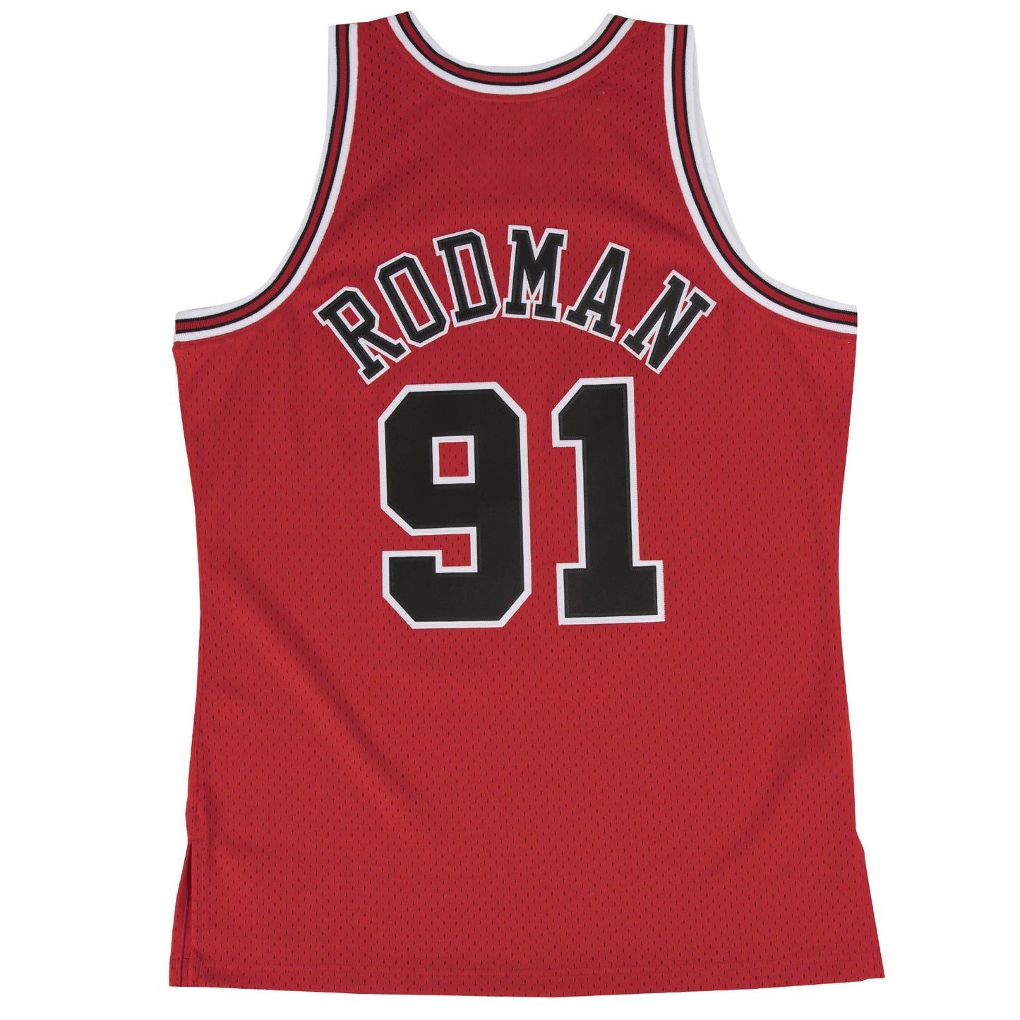 Dennis Rodman Chicago Bulls Mitchell & Ness NBA Throwback HWC Jersey - Red