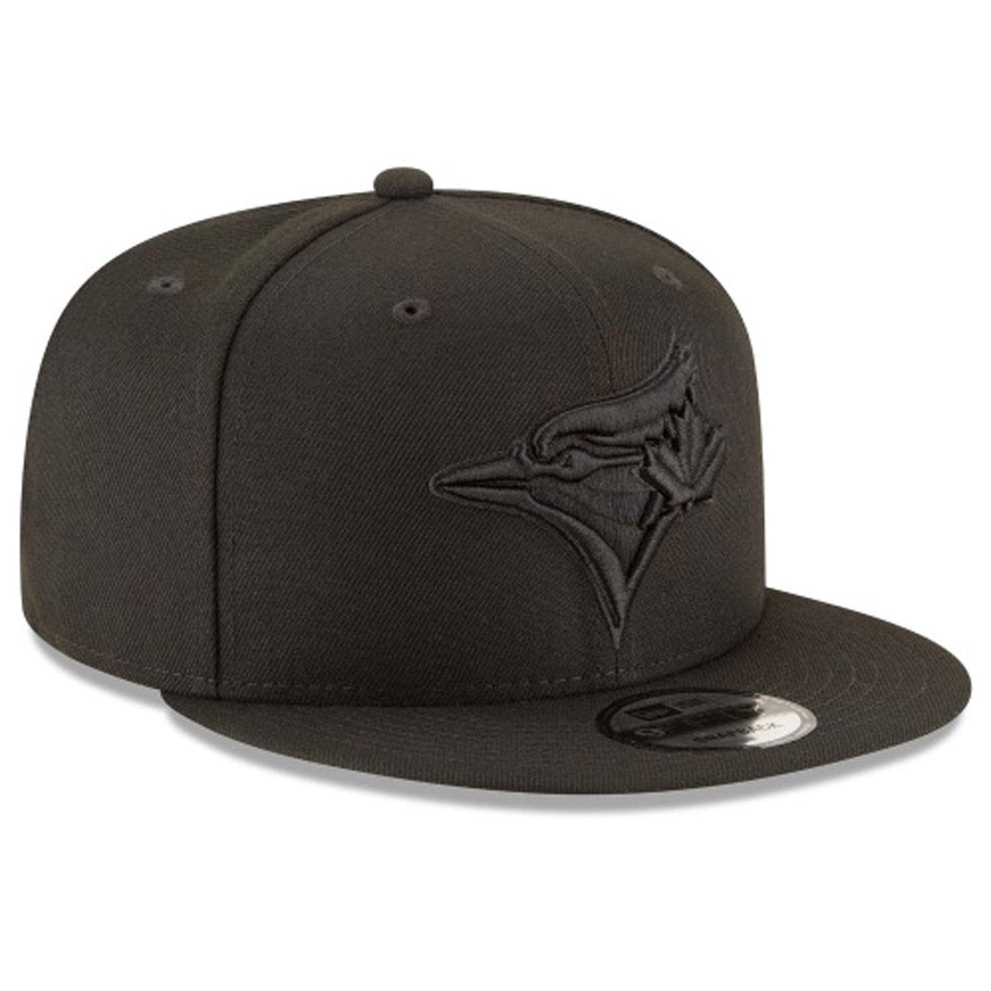 New Era x MLB Men's Toronto Blue Jays Basic 9Fifty Snapback Hat Black/Black