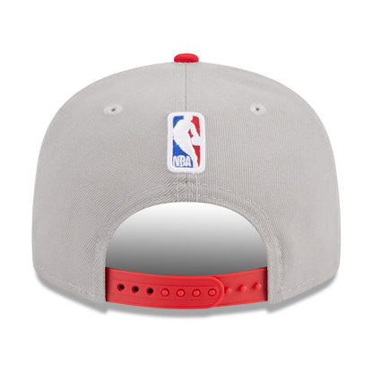 New Era NBA Toronto Raptors 2023 Draft 9FIFTY Snapback Hat - Gray/Red