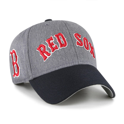 47 MLB Boston Granite Script MVP Snapback Hat - Grey/Black