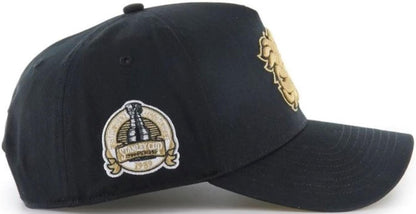 47 MVP Sure Shot Hitch Vintage Stanley Cup 1989 Side Patch Snapback - Black and Gold