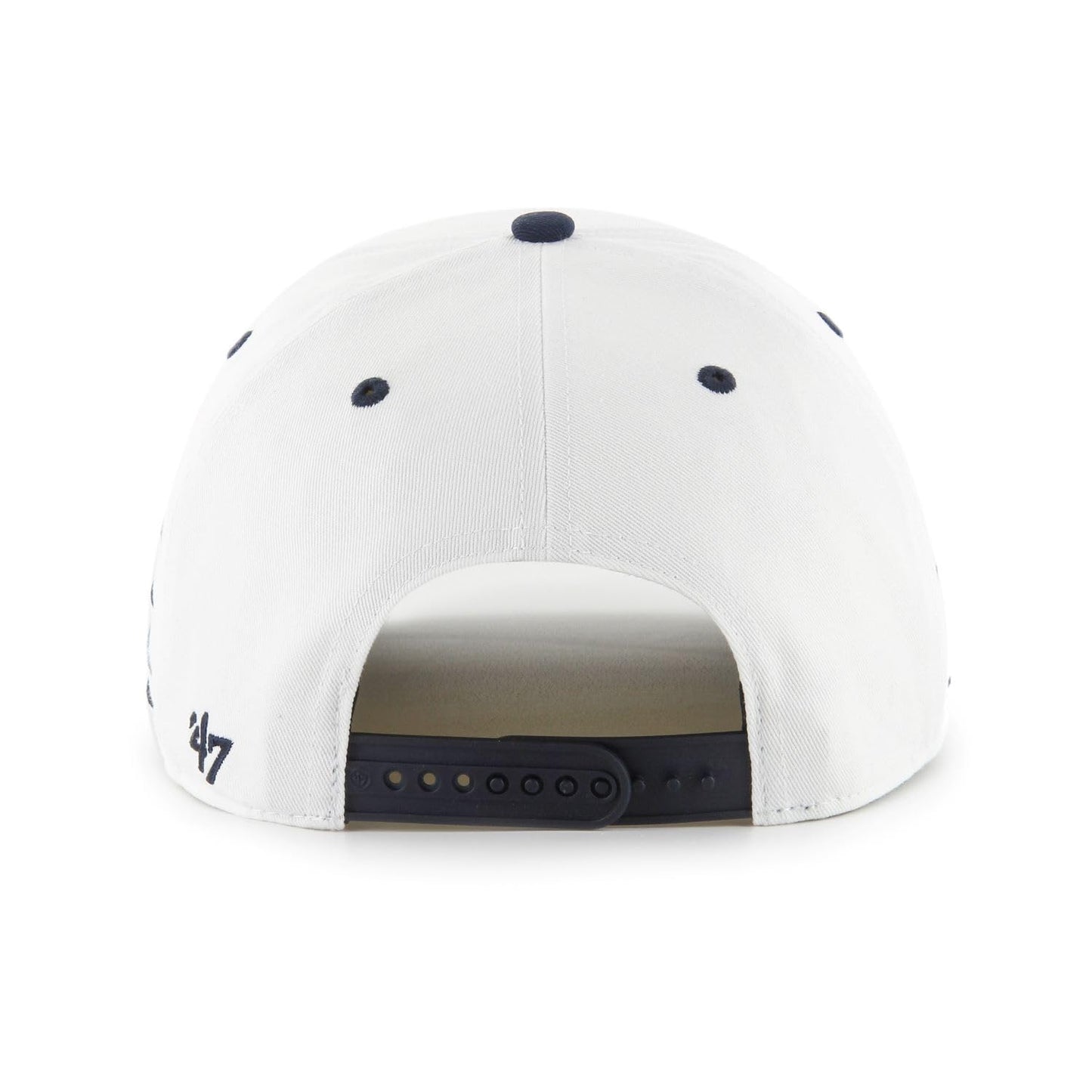 47 MLB Hitch New York Diamond Snapback Hat - White/Navy