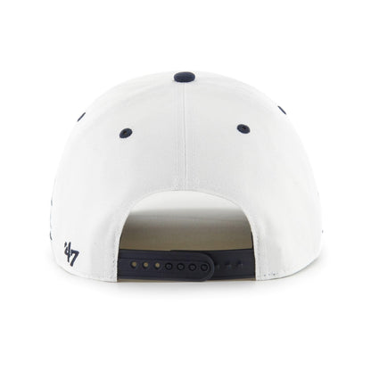 47 MLB Hitch New York Diamond Snapback Hat - White/Navy