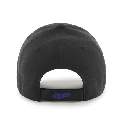 47 MVP Compatible with Montreal Expos Cooperstown Adjustable Cap - Black and Blue